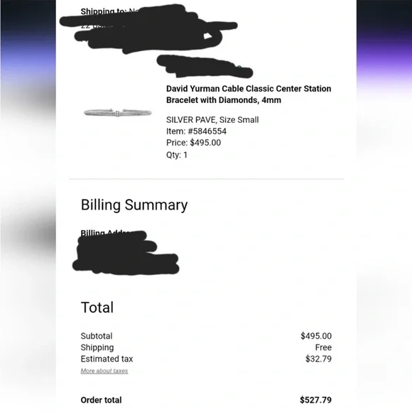 David Yurman Twisted Silver Cuff - Picture 7 of 8